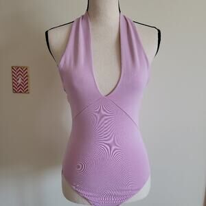 Zara Purple Bodysuit with Sleek Design